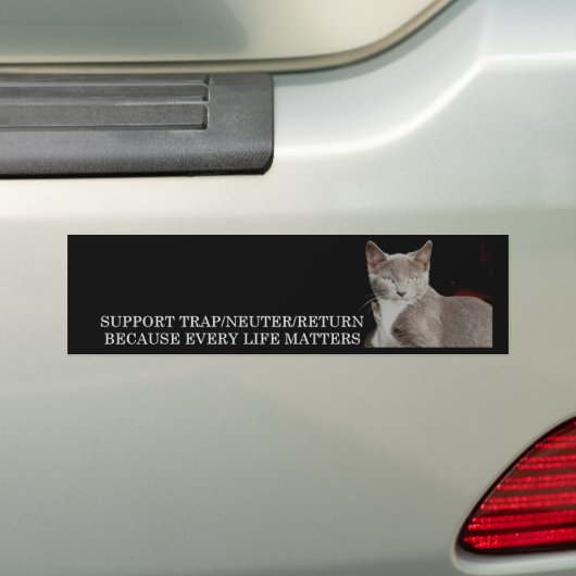 Ondersteuning voor TNR Bumpersticker (Op auto)