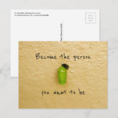 ondersteuning voor transformatie-metamorfoseverand briefkaart (Voorkant / Achterkant)