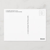 ondersteuning voor transformatie-metamorfoseverand briefkaart (Achterkant)