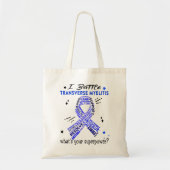 Ondersteuning voor transversale Myelitis Warrior G Tote Bag (Voorkant)