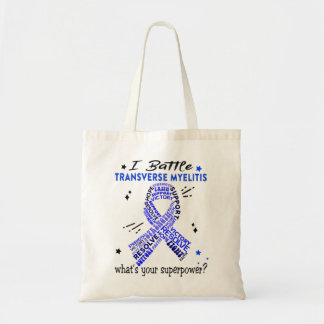 Ondersteuning voor transversale Myelitis Warrior G Tote Bag