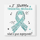 Ondersteuning voor Trigeminale Neuralgia Warrior G Magneet (Voorkant)