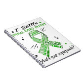 Ondersteuning voor wiel- of supportoogjes met rugg notitieboek (Rechterzijde)