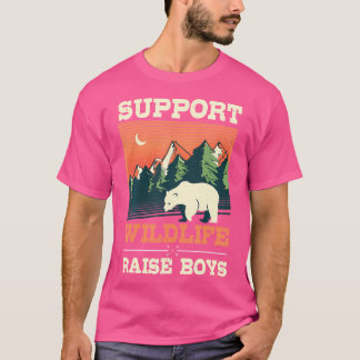 Ondersteuning Wildlife Raise Boy Conservationist C T-shirt