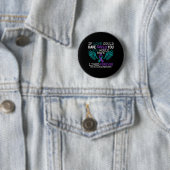 Ondersteuning Zelfmoordpreventie Bewustmaking Week Ronde Button 5,7 Cm (In situ)