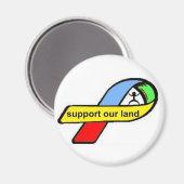 OndersteuningOurLand Magnet (Voorkant / Achterkant)