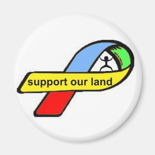 OndersteuningOurLand Magnet (Voorkant)