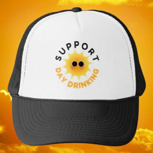 Ondersteuningsdag Drink Sunshine Trucker Hat Trucker Pet