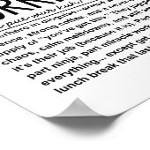 Ondersteuningsmedewerker Poster (Hoek)