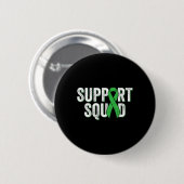 Ondersteuningspad voor nierziekten - Groene bewust Ronde Button 5,7 Cm (Voorkant /achterkant)