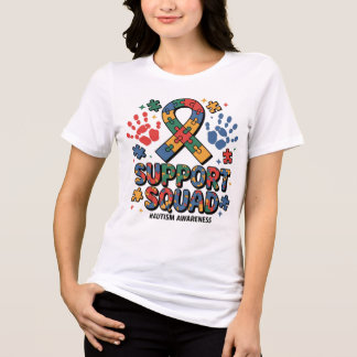 Ondersteuningsteam Autisme Bewustzijn Autistische  Tri-Blend Shirt