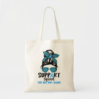 Ondersteuningsteam Blue Warrior Diabetesbewustzijn Tote Bag