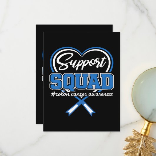 Ondersteuningsteam Colon Bedankkaart (Voorkant / Achterkant in situ)
