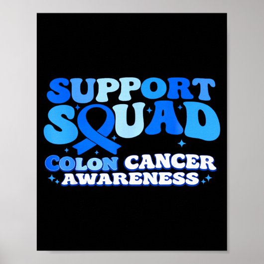 Ondersteuningsteam Colon Kanker Bewustzijn Colorec Poster (Voorkant)
