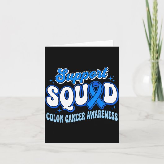 Ondersteuningsteam Colorectale Darmkanker Bewustzi Kaart (Voorkant)