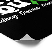 Ondersteuningsteam Groene Lint Nierziekte Poster (Hoek)