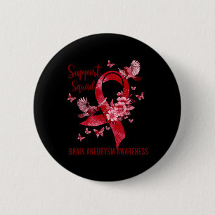 Ondersteuningsteam Hersenenaneurysma Bewustzijn  Ronde Button 5,7 Cm