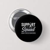 Ondersteuningsteam hersenkanker bewustzijn hersent ronde button 5,7 cm (Voorkant /achterkant)