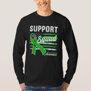 Ondersteuningsteam I Verlamming van het spijsverte T-shirt