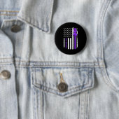 Ondersteuningsteam lupus bewustzijn warrior fighte ronde button 5,7 cm (In situ)