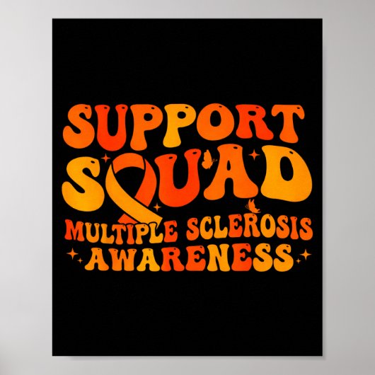 Ondersteuningsteam multiple sclerose bewustzijn ms poster (Voorkant)