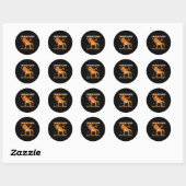 Ondersteuningsteam multiple sclerose ms bewustzijn ronde sticker (Vel)