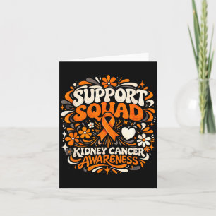 Ondersteuningsteam Nierkanker Bewustzijn Oranje Kaart