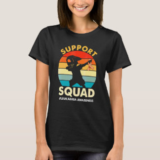Ondersteuningsteam Oranje Lint Leukemie Bewustzijn T-shirt