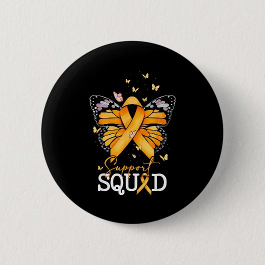 Ondersteuningsteam Oranje Lint Multiple Sclerose A Ronde Button 5,7 Cm (Voorkant)