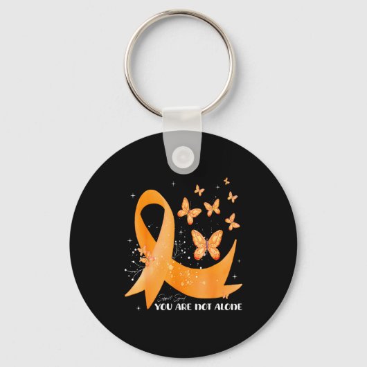 Ondersteuningsteam Oranje Lint Multiple Sclerose A Sleutelhanger (Voorkant)