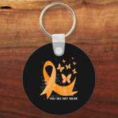 Ondersteuningsteam Oranje Lint Multiple Sclerose A Sleutelhanger (Voorkant)