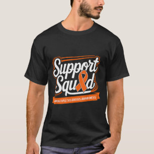 Ondersteuningsteam Oranje Multiple Sclerose Bewust T-shirt