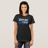 Ondersteuningsteam Osteogenesis Imperfecta Bewustz T-shirt (Voorkant volledig)