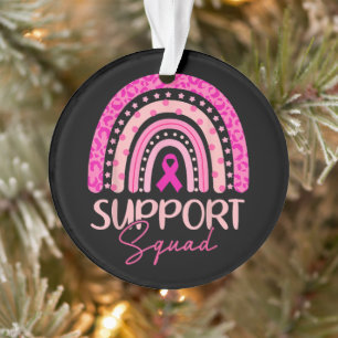 Ondersteuningsteam Roze Regenboog Borstkankerbewus Ornament