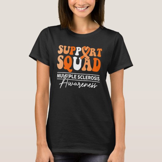 Ondersteuningsteam Sunflower Haar Multiple Scleros T-shirt (Voorkant)