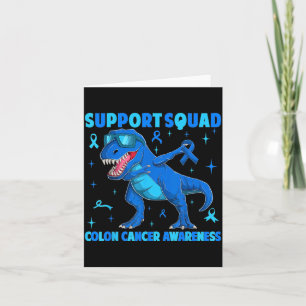 Ondersteuningsteam T-rex Dinosaur Darmkanker Kaart