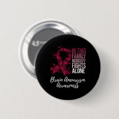 Ondersteunt het bewustzijn van hersenaneurysma ronde button 5,7 cm (Voorkant /achterkant)