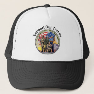 Ondersteunt onze troepen trucker pet