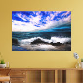 Onderstroom Zee Canvas Afdruk (Insitu (Woonkamer))
