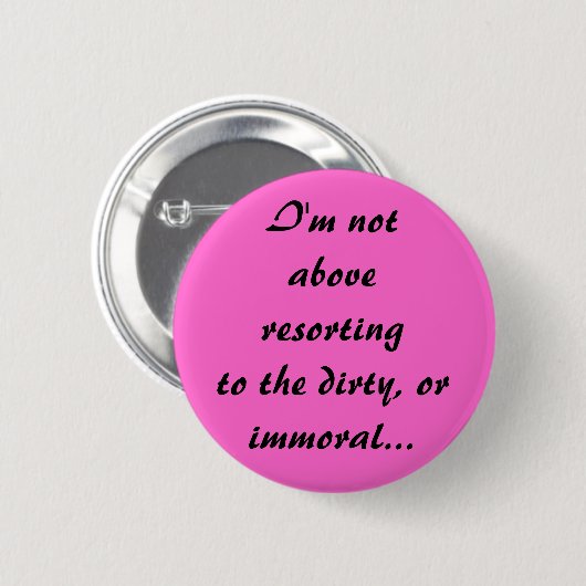 Onderstudie Blues Ronde Button 5,7 Cm (Voorkant /achterkant)