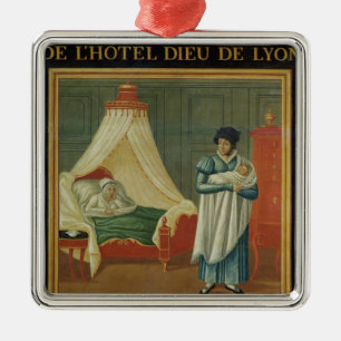 Onderteken adverteren de diensten van een verlosku metalen ornament