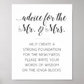 Onderteken een Jenga Piece Weddenschap Boek Poster (Voorkant)