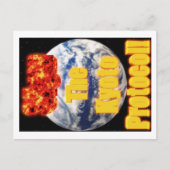 Onderteken het Kyoto-protocol! Briefkaart (Voorkant)