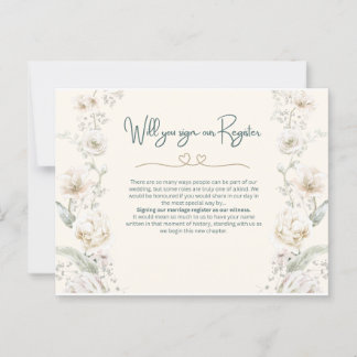 Onderteken je ons register - Voorstel Briefkaart