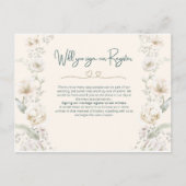 Onderteken je ons register - Voorstel Briefkaart (Voorkant)