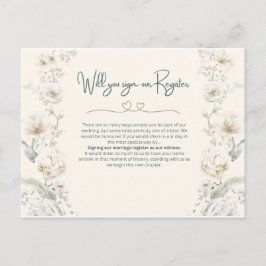 Onderteken je ons register - Voorstel Briefkaart