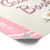 Onderteken ons Baby shower voor eBay-winkelboek vo Poster (Hoek)