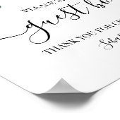 Onderteken ons gebarentaal voor het Grieks gebak Poster (Hoek)