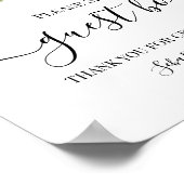 Onderteken ons gebarentaal voor het Grieks gebak Poster (Hoek)