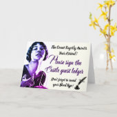 Onderteken ons Grootboek van de Gast Kaart (Gele Bloem)